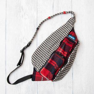Kavu Rope Sling Backpack Bag Houndstooth Crossbody